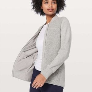 Lululemon Stand Out Sherpa Jacket in Silver Drop 8
